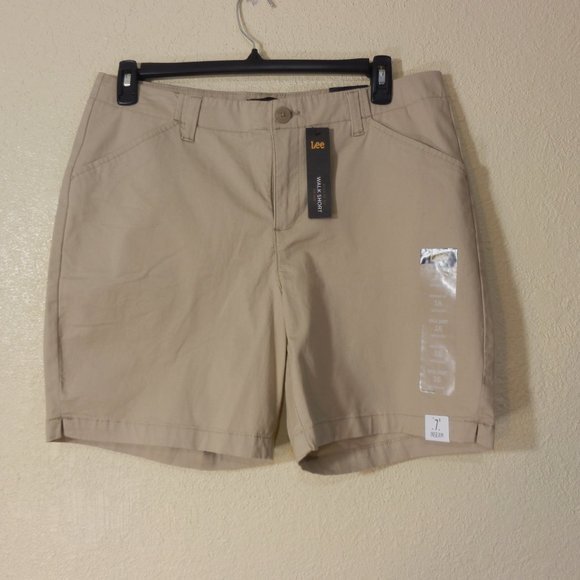 lee midrise fit shorts
